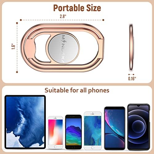 360° Rotating Phone Ring Holder with Magnetic Car Mount – Ultimate Finger Grip Stand for Smartphones and Tablets – Enhanced Stability with Durable Zinc Alloy – Versatile 2-in-1 Design for Desk and On-the-Go Use – Perfect for i Phone, i Pad, and More – Effortless Attachment and Removal – Ideal for Travel, Gaming, and Everyday Safety – High-Quality 3 M Adhesive for Secure Fit – Responsive Customer Support for Hassle-Free Experience – Compatible with Various Car Models and Surfaces – Enjoy Unmatched Convenience and Style with this Premium Phone Accessory