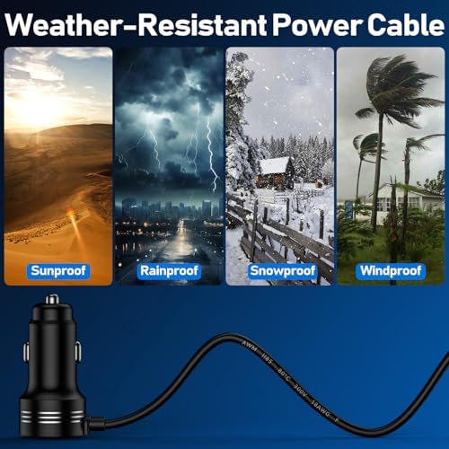 High-Performance 3 in 1 Starlink Mini Car Charger Adapter with Digital Display – 12 V-24 V Compatibility, 10 FT Power Cable, USB-C PD 30 W & USB A 18 W Ports for Rapid Charging in Cars and Trucks – Ultimate Travel Companion for All Devices