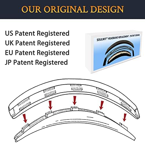 SOULWIT Premium Replacement Headband Pad Kit for Bose Quiet Comfort 45 (QC45), QC SE, and Wireless Headphones – Effortless DIY Upgrade in Stylish Blue for Enhanced Comfort and Performance