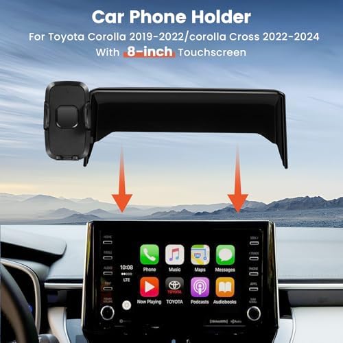 Peleus Premium Car Phone Holder for 2023-2025 Honda Accord Hybrid – Custom Fit Smartphone Mount for 12.3-Inch Screens – Effortless One-Handed Operation & Unmatched Stability – Ideal Accessory for Enhanced Driving Safety and Convenience