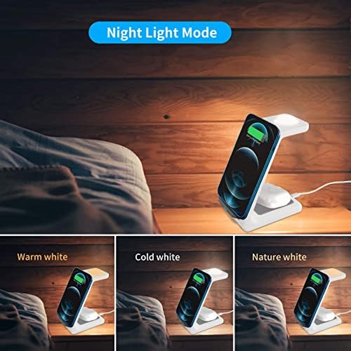 Elevate Your Charging Experience with the Premium 2 in 1 Wireless Charging Station for i Phone & Air Pods – Fast-Charging Dock with Built-In LED Indicator, Compatible with i Phone 14/14 Pro/13/13 Pro/12/12 Pro & Samsung Devices – Sleek and Modern Design for Home and Office, Durable Clutter-Free Power Solution for Tech Enthusiasts