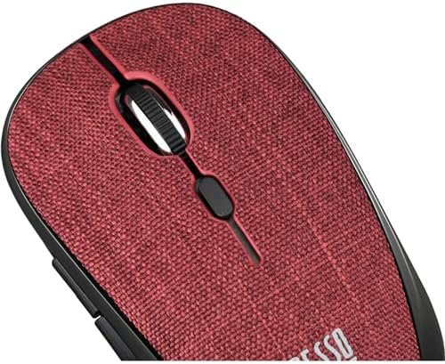 Sleek i Mouse S80 2.4 GHz Mini Optical Mouse – Stylish Fabric Finish with 5 Customizable Buttons for Ultimate Comfort and Performance in Any Workspace