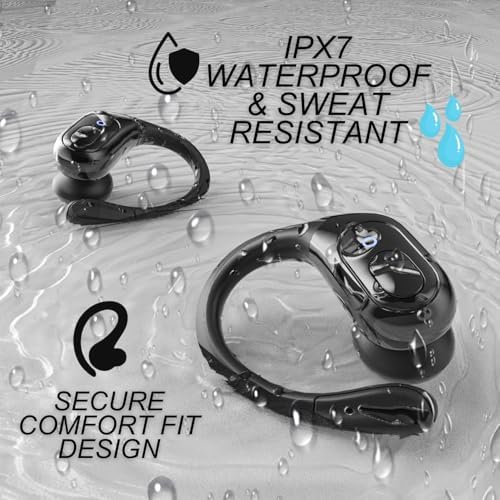 Revolutionize Your Listening Journey with Groove Electronics 4-in-1 Wireless Earbuds – Exceptional 80 Hours of Playtime, State-of-the-Art Bluetooth 5.3 Connectivity, Advanced Active Noise Cancelling for Pure Immersion, IPX7 Waterproof Rating for Ultimate Durability, and Innovative LED Display | Bonus Phone Charging Pad Included for Seamless Power Management