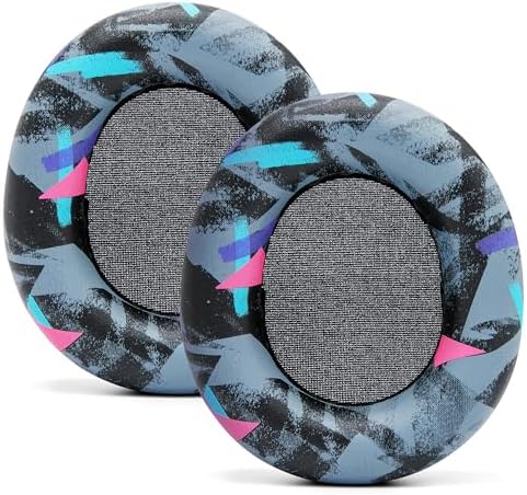 Upgrade Your Sound: WC Premium Replacement Earpads for Steelseries Arctis Nova Pro Wireless by Wicked Cushions | Enhanced Comfort with Thick, Soft Leather & Superior Durability | Red Camo Design for Distinctive Style & Optimal Sound Isolation