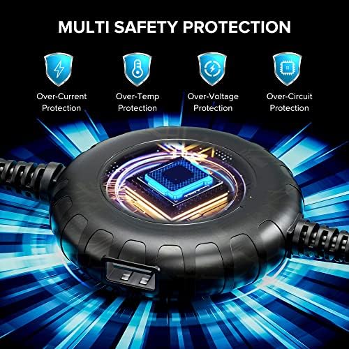 Ultimate Powseed 100 W USB-C Laptop Car Charger for Mac, HP, Dell & More | High-Speed Power Adapter with 5 V 2.1 A USB Port for Universal Compatibility | Efficiently Powers All USB Devices & In-Car Electronics | Ideal for Travel, Boats, and On-the-Go Charging