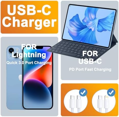 i GENJUN 4 Pack USB C Fast Charger Block – 20 W Power Delivery 3.0 Wall Adapter for i Phone 16/15/14, Galaxy & Pixel – Portable Type C Power Adapter for Air Pods Pro – Compact Travel Essential with Superior Speed and Compatibility