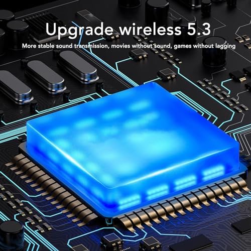 Elevate Your Audio Journey with Bewinner Heart-Shaped Bluetooth 5.3 Earbuds – Stylish, Ultra-Lightweight Noise-Canceling Headphones Perfect for Active Lifestyles and Work Environments – Comes with Portable Charging Case for Effortless Mobility and Comfort