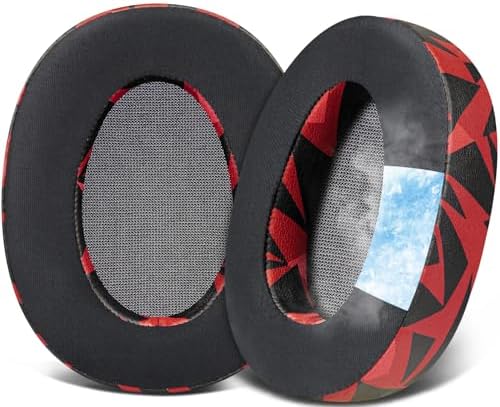 Upgrade Your Sony WH-H900 N & MDR 100 ABN Headphones with SOULWIT Snow Leopard Noise Isolation Replacement Earpads – Experience Unmatched Comfort, Superior Sound Quality, and Easy Installation for Noise-Canceling Over-Ear Headphones