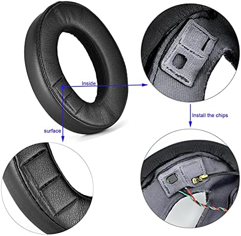 Upgrade Your Listening Experience with ZIk1.0 Ear Pads – Premium Defean Replacement Cushions for Parrot Zik Wireless Headphones (ZIk1, First Generation) Featuring Soft Leather Comfort, Advanced Noise Isolation Foam, and Enhanced Durability for Unmatched Audio Clarity and Extended Wear