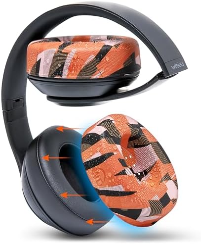 Upgrade Your Beats: WC Sweat Z Studio Earpad Covers for Studio 2 & 3 | Revolutionary Sweatproof Design, Effortlessly Washable, Perfect Fit | Unmatched Protection for Headphones & Enhanced Comfort