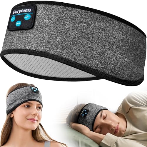 Ergonomic Bluetooth Sleep Headphones: Wireless Sports Headband with Hi-Fi Stereo Sound for Ultimate ASMR Relaxation – Lightweight, Cozy Audio Solution for Men and Women, Perfect for Meditation and Restful Sleep