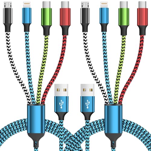 100W USB C Multi Charging Cable,3 in 1 USB C Cable Fast Charging with E-Mark Chip,Universal Charging Cable with Type-C, Micro USB,IP Port for iPhone16/15/Cell Phones and More – Enhanced Compatibility and Speed