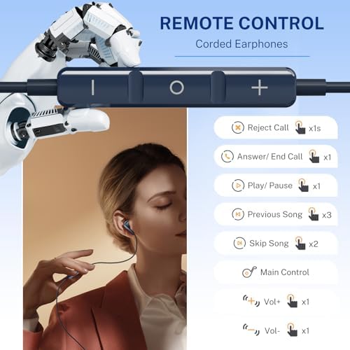 USB C Headphones – Type C Earbuds for i Phone 15/16 Pro Max and Samsung Galaxy S25 – Noise Isolation Stereo Wired Earphones with Built-in Microphone for Enhanced Audio Quality and Comfort – Perfect for Music Lovers and Podcast Enthusiasts – Ergonomic Design for Long-lasting Wear – Compatible with Android and i OS Devices