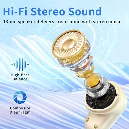 Elevate Your Audio Experience with Space Capsule Wireless Earbuds – Advanced Bluetooth 5.4 Connectivity, Immersive Hi-Fi Stereo Sound with Deep Bass, Exceptional 40-Hour Playtime, Ultra-Lightweight Comfort for All-Day Use, Robust Waterproof Design for Active Lifestyles, Smart LED Battery Status Indicator for Seamless Monitoring (Sleek Black)