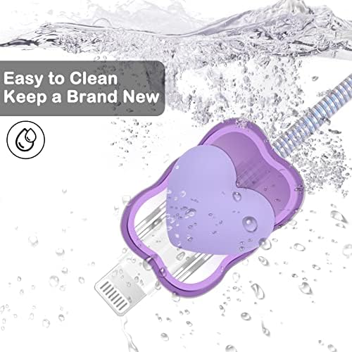 Charming Kawaii Waves DIY Cable Protector for i Phone Chargers – 3 D Love Heart Design, Durable Data Cable Saver for i Phone 11, 12, 13, 14, Pro Max, XS, XR, X, 7, 8 Plus – Lightweight & Easy to Install for Enhanced Charging Experience – Perfect i Phone Charger Accessory to Prevent Fraying and Damage