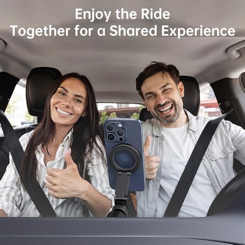 SYNCWIRE Mag Safe Car Mount Vent – Premium Magnetic Phone Holder for i Phone 12-16 | Adjustable 3 D Long Arm & Versatile Rotation | Secure Air Vent Phone Mount for Easy Navigation & Hands-Free Calls | Durable Design for All i Phone Models