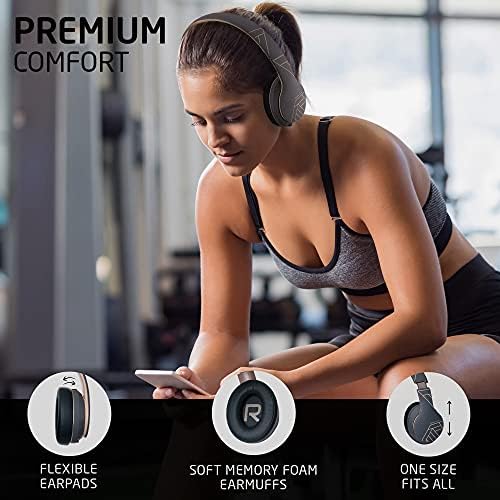 Discover the Ultimate Wireless Over-Ear Bluetooth Headphones with 50-Hour Playtime – Immerse Yourself in Hi-Fi Sound and Rich Deep Bass, Perfect for On-the-Go Music Lovers, Lightweight and Foldable for Easy Travel, Seamless Compatibility with Smartphones and PCs