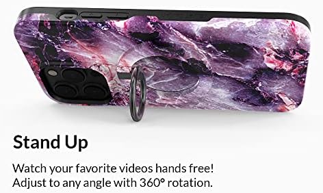 Transform Your i Phone 16, 15, 14, 13, 12 with VELVET CAVIAR’s Amethyst Purple Leopard Mag Safe-Compatible Grip – Stylish Magnetic Ring Holder & Adjustable Stand for Effortless Hands-Free Viewing, Secure Texting, and Enhanced Usability – Elevate Your Mobile Experience with Durable, Lightweight, and Customizable Accessory