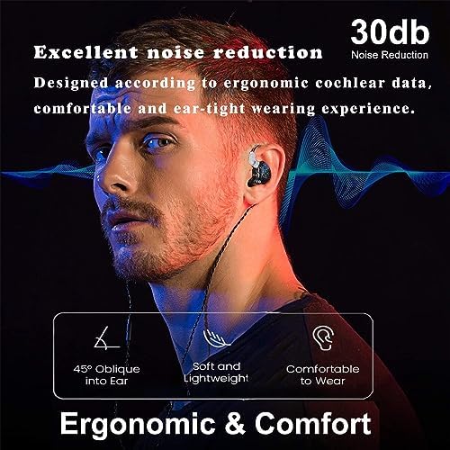 FEDAI DX2 USB-C Noise-Isolating In-Ear Headphones with Microphone – Perfect for Running, Gym Workouts, and Everyday Use, Lightweight Earbuds with 3-Button Remote Control in Sleek White Finish for Enhanced Sound Quality and Comfort