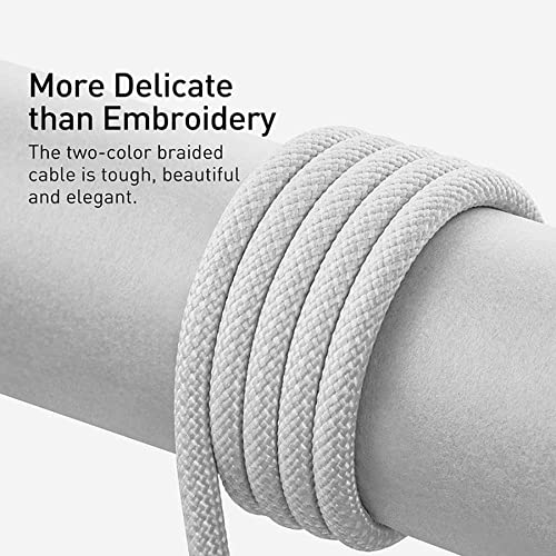 Ultra-Fast Charging USB C to USB C Cable – 6/10 Ft Nylon Braided Charger for i Pad Pro, Air, Mini – High-Speed Data Transfer & Enhanced Durability for Ultimate Convenience and Performance