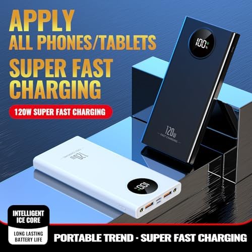 Ultra-Fast Charging 20000 m Ah Portable Power Bank | PD 20 W Quick Charge with Stylish LCD Display | Universal Compatibility for i Phone 16/15/14/13 Pro, Samsung Galaxy, Google Pixel & More | Sleek Mirror Finish for Scratch Resistance | Lightweight, Airline-Friendly Design for Travel | Charge Up to 3 Devices Simultaneously with Multiple Outputs | High-Brightness LED Indicator for Battery Status | Perfect for On-the-Go Power Needs and Daily Use
