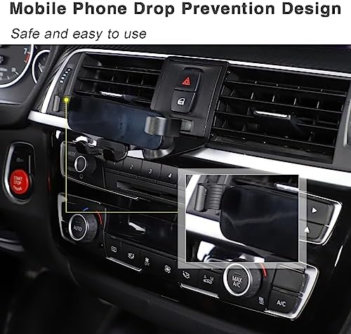 LLKUANG BMW-Specific 360-Degree Magnetic Phone Mount – Premium Car Holder for 3 & 4 Series M3 M4 F30 F31 F32 F33 F34 F36 F80 F82 F83 – Elevate Navigation & Hands-Free Communication with Secure, Stylish Dashboard Integration