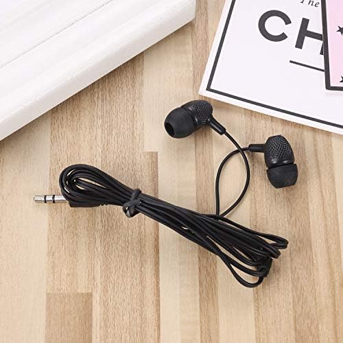 Bulk School Earbuds Headphones – 100 Pack HY400 Black – Premium Quality Audio for Classroom Learning – Comfortable & Durable Earphones for Kids, Teens, and Adults – Versatile Compatibility for Enhanced Educational Engagement