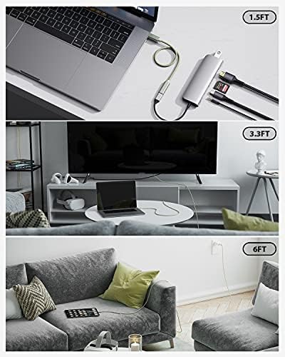 High-Speed USB C Extension Cable (20 Gbps Data Transfer, 240 W Fast Charging, 3.3 Ft) – USB 3.2 Type C Male to Female Adapter for i Phone 16, Pixel, PSVR2, Mac Book Air/Pro, and Dell XPS – Optimal Versatility & Enhanced Performance in a Sleek Red Design