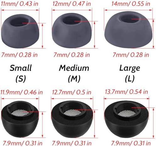 Premium Memory Foam Eartips for Galaxy Buds3 Pro – 6 Pairs of Silicone Noise-Canceling Tips for Ultimate Sound Isolation – Custom Fit for Samsung Galaxy Buds Pro 3 – Lightweight, Effortless Installation, Ideal for Daily Listening Experience