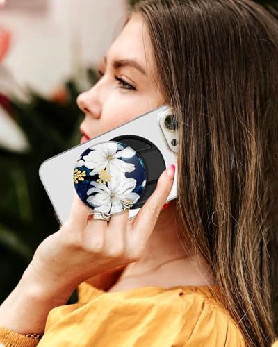 Adorable Cartoon Mag Safe-Compatible Phone Grip Stand – Lightweight Kickstand Ring Holder for Enhanced Usability – Perfect Accessory for i Phone 16/15/14/13/12 with Playful Design for Women and Girls – Durable, Easy-to-Install Magnetic Phone Accessory