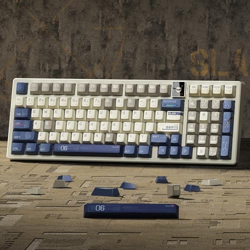 XXV K98 Wireless Gaming Keyboard – Retro Cherry Profile Custom Keycaps, RGB Backlit with Gasket-Structure Design, Hot-Swap Mechanical Comfort for Ultimate Win/Mac Compatibility & Enhanced Gaming Performance