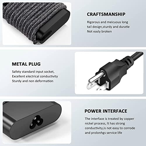 Ultra-Fast 65 W USB-C Charger for HP Laptops – Slim, Lightweight Design for Enhanced Portability and Compatibility with ZBook, Spectre, Elite Book, Chromebook Series – Quick Charge Technology for Efficient Power Delivery and Seamless Performance