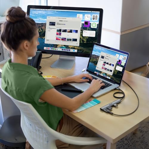 Acer 5-in-1 USB C Hub: Ultimate Multiport Adapter with 4 K HDMI Output, 100 W Power Delivery, and 3 USB-A Ports for Mac Book, i Pad Air, and i Phone 15/16 Pro – Unleash Seamless Connectivity and Fast Charging for All Your Devices!