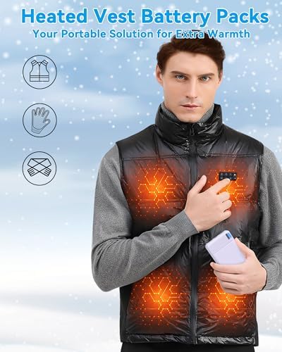 Dual 10,000 m Ah Portable Power Bank Set – Ultra-Slim USB-C Fast Charging Chargers for i Phone, Android, Google Devices – Triple-Port External Battery Pack for Safe, All-Day Use on the Go with Enhanced Compatibility and Lightweight Design