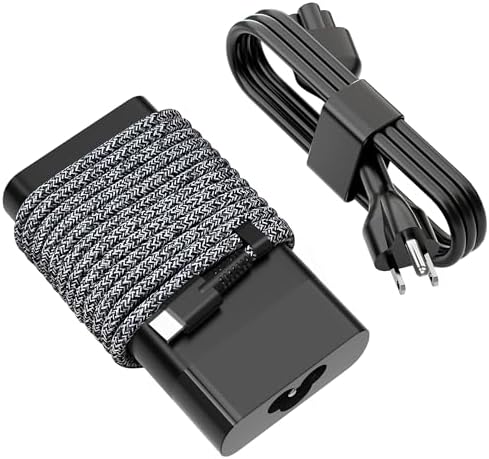 Ultra-Fast 65 W USB-C Laptop Charger for HP Spectre, Elitebook, Chromebook & More – Universal Compatibility with Enhanced Speed for Seamless Power Delivery — Ideal for Travel & Everyday Use