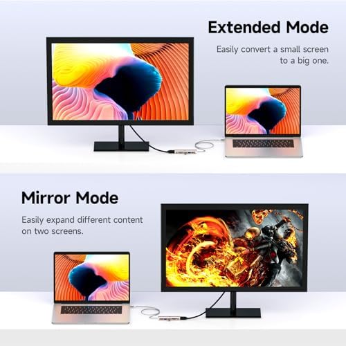 Maximize Your Device Connectivity with Our 7-in-1 USB C Hub to HDMI Adapter – High-Speed Multi-Port Dongle for Mac Book Pro, i Pad Pro, Surface & More – 4 K HDMI Output, 100 W Power Delivery, USB 3.0/2.0, SD/TF Card Readers for Effortless Data Transfer and Enhanced Productivity – Ideal for Professionals & Creatives Seeking Reliable Performance and Seamless Multi-Device Integration