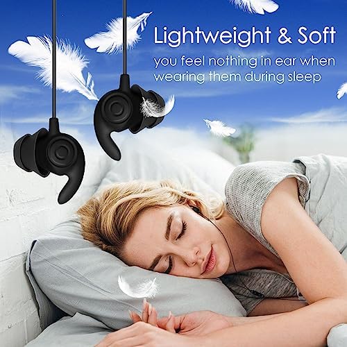 Hmusic USB-C Sleep Earbuds – Ultra-Comfortable Noise Isolation Earphones for Side Sleepers, Meditation, and Air Travel – Lightweight Silicone Design with Integrated Mic for Insomnia Relief and Ultimate Relaxation – Ideal for Enhanced Serenity and Peaceful Rest