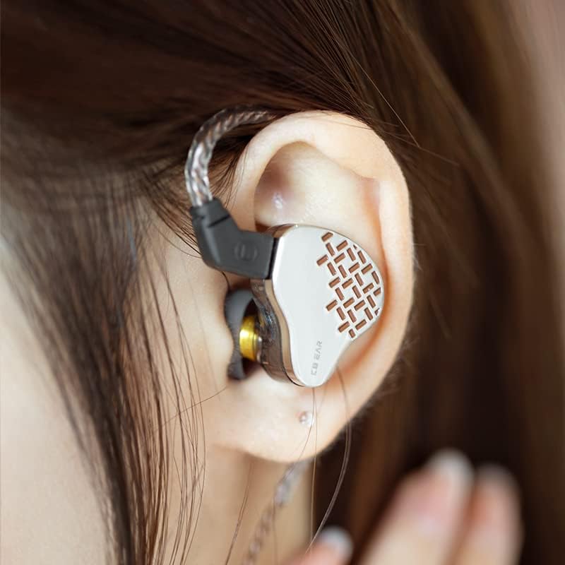 Elevate Your Audio Experience with KZ ZSN Pro X Wired Earbuds – Premium Hybrid IEMs Featuring 1 BA & 1 DD for Rich Bass and Crystal Clear Sound, Ergonomic Comfort for All-Day Wear, Detachable Cable for Personalization, Perfect for Musicians and Audiophiles, Stylish Gold Finish Enhancing Device Compatibility