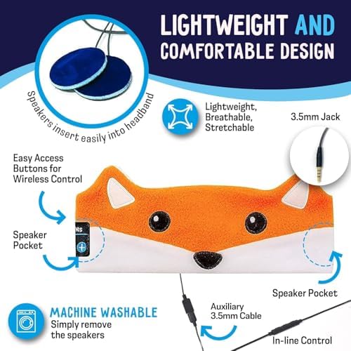 Charming Panda-Themed Bluetooth Headphones for Toddlers – Safe Volume Control Wireless Earphones with Versatile 3.5 mm Connectivity – Perfect Travel Accessory for Kids – Lightweight Comfort for All-Day Enjoyment