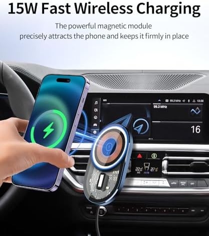 Wireless Charging car Phone Holder for 2012-2018 BMW 3 Series /2014-2020 4 Series/2014-2021 2 Series Auto Accessories Navigation Bracket Interior Decoration Mobile Cell Phone Mount – Enhanced Compatibility and Speed