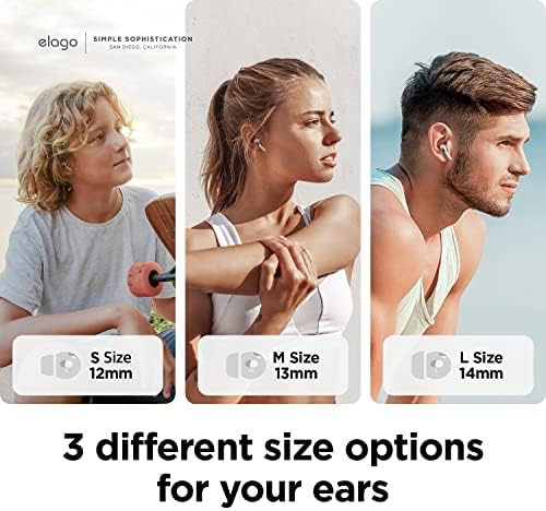Custom Fit Silicone Ear Tips for Air Pods Pro 2 – 6 Pairs in Large, Medium, and Small Sizes – Superior Comfort and Noise Isolation – US Patent Protected – Essential Accessory for Apple Earbuds Enthusiasts