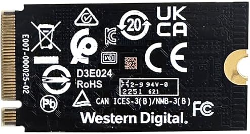 Unlock Unmatched Performance with Oemgenuine WDC SN740 256 GB M.2 NVMe SSD – Blazing Fast 4000 MB/sec Read Speeds for Steam Deck and More – Ideal Upgrade for Gamers and Professionals Seeking Enhanced Storage Solutions