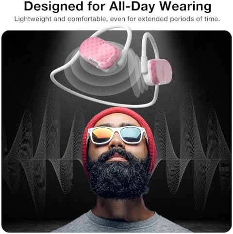 Purity Air Open Ear Headphones – Advanced True Air Conduction Wireless Bluetooth Earbuds with Dual Mic for Clear Calls – Ergonomic, Sweat-Resistant Design for Active Lifestyles – Compatible with i Phone & Android – Ultimate Comfort and Audio Awareness