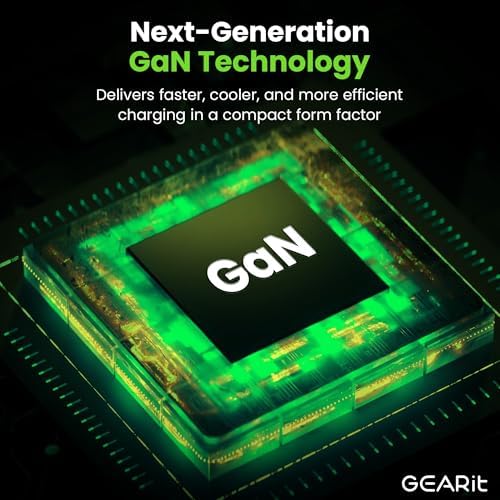 Maximize Charging Efficiency with GEARit 48 W Dual-Port USB C Wall Charger – Innovative Ga N Technology for Ultra-Fast Power Delivery to Apple, Samsung, i Phone, i Pad & Google Pixel – Compact & Travel-Friendly Design with Universal Device Compatibility and Smart Safety Features for Hassle-Free On-the-Go Charging