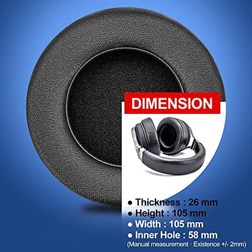 Virtuoso XT Memory Foam Ear Pad Replacement for RGB Wireless SE XT Headset – Superior Comfort, Enhanced Sound Isolation, and Long-lasting Durability (Black) – Perfect Fit for Gamers and Audiophiles