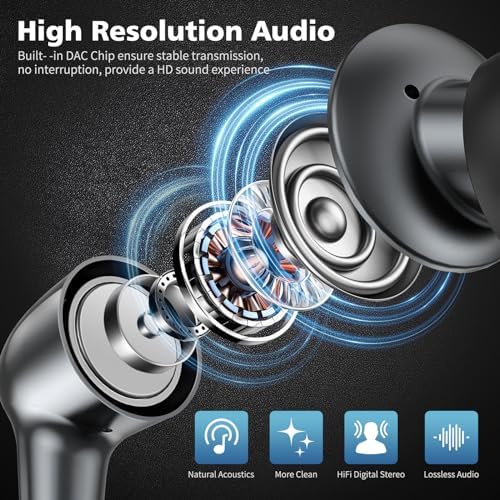 High-Fidelity USB C Noise Isolating Earbuds with Built-In Mic – Optimized Wired Headphones for i Phone 16, Samsung Galaxy S25 Ultra, Google Pixel 8 & More – Lightweight In-Ear Design with Volume Control Perfect for Sports, Work, and Daily Use – Unmatched Audio Quality and Device Compatibility