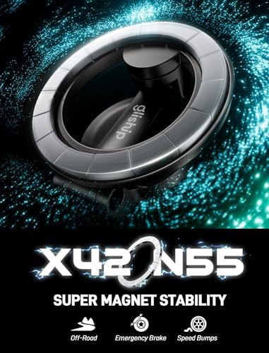 Ultra Magnetic Mag Safe Car Mount with 360° Rotation – Premium Phone Holder for i Phone 16/16 Pro Max/15/14/13 & Mag Safe Cases – Superior Stability & Sleek Black Design for Effortless Navigation and Enhanced Compatibility