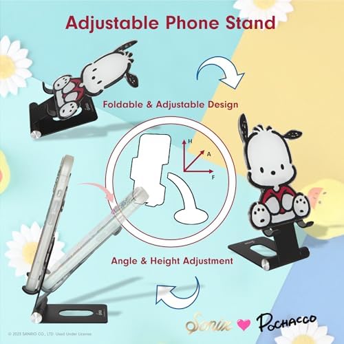 Sonix x Sanrio Character Phone Stand | Adjustable Cell Phone Holder, Desk Stand, Dock | Hello Kitty Classic – Enhanced Compatibility and Speed
