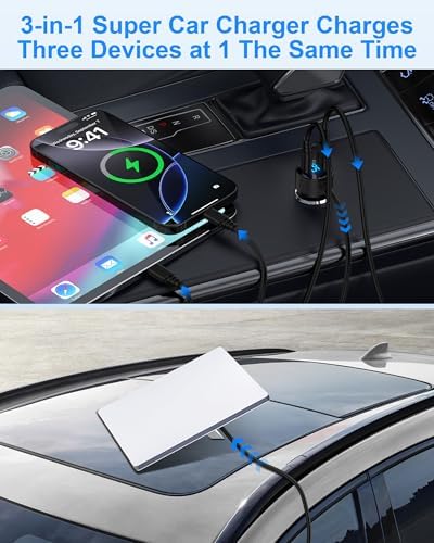 Starlink Mini Car Adapter – Dual-Port Waterproof Fast Charger with PD30 W & QC18 W, 10 FT 12 V DC Power Cable for Ultimate Compatibility in Cars, Trucks, Vans, and Yachts – Reliable Power On-the-Go