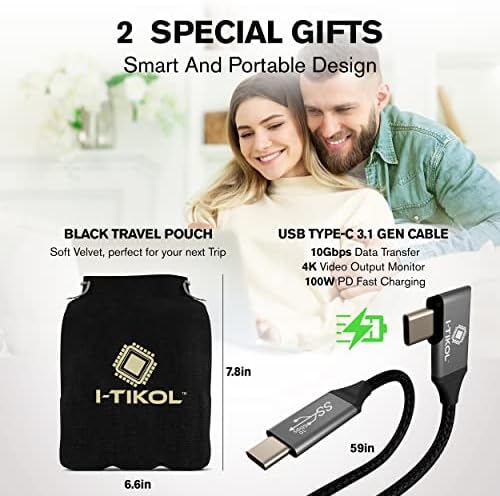 65 W Ga N Fast Charging Block with 3 Ports – Compact USB-C & USB-A Wall Charger for Mac Book, i Pad, i Phone 14, Dell XPS – Foldable Design for Travel Convenience, High-Speed Power Delivery, and Enhanced Device Compatibility
